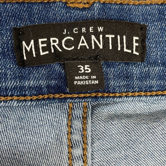 J. Crew Mercantile Skinny Jeans Raw Hem Style D401813 Size 35 - Picture 11 of 15
